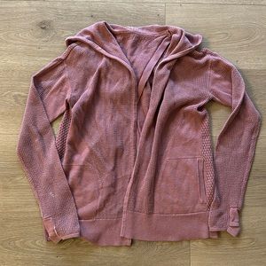 Lululemon Split Back Knit Cardigan Blush